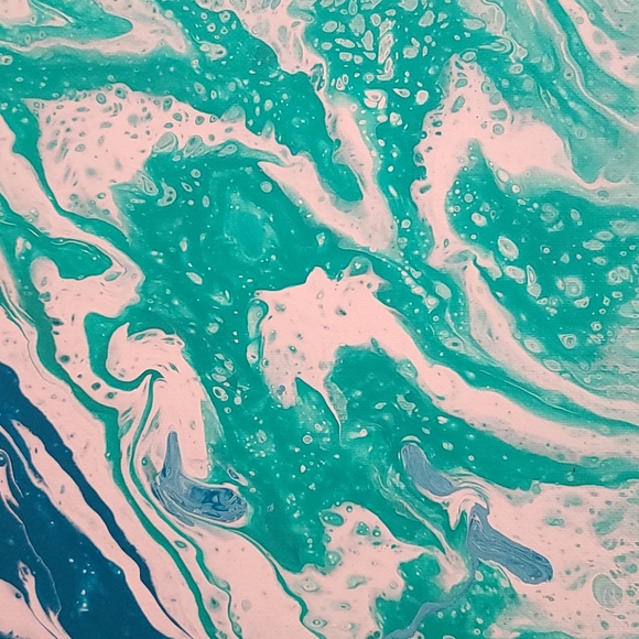 12"x12" HANDMADE PAINT POUR - Picture 2 of 3